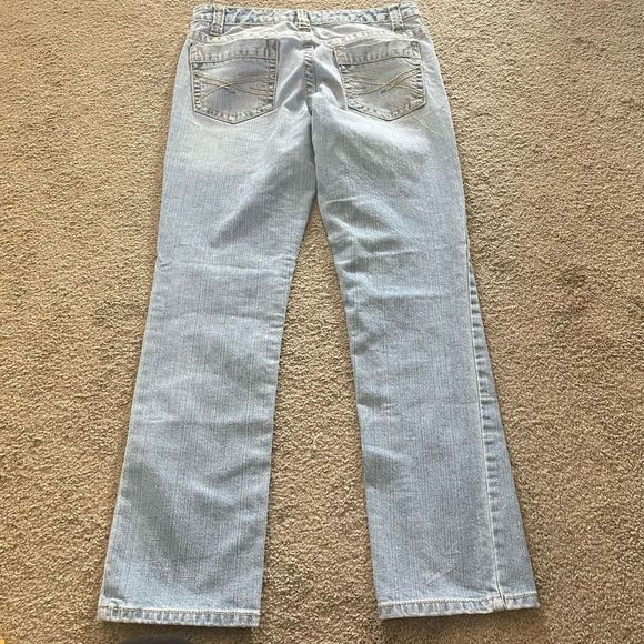 *VINTAGE* Aeropostale Low Rise Skinny Straight Leg Jeans Size 9/10 Short - Picture 3 of 6